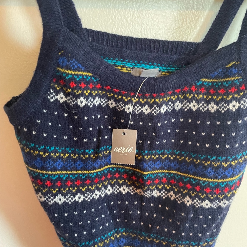 Aerie crop top tank sweater